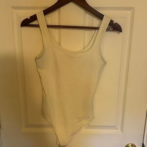 Abercrombie & Fitch White Soft Collection Bodysuit